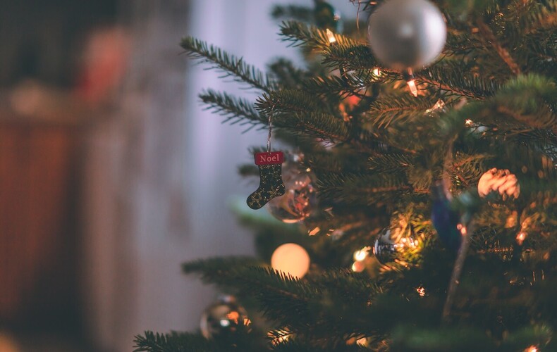 Dépouillement d'arbre de Noël