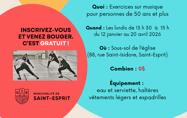 EXERCICES SUR MUSIQUE 50+