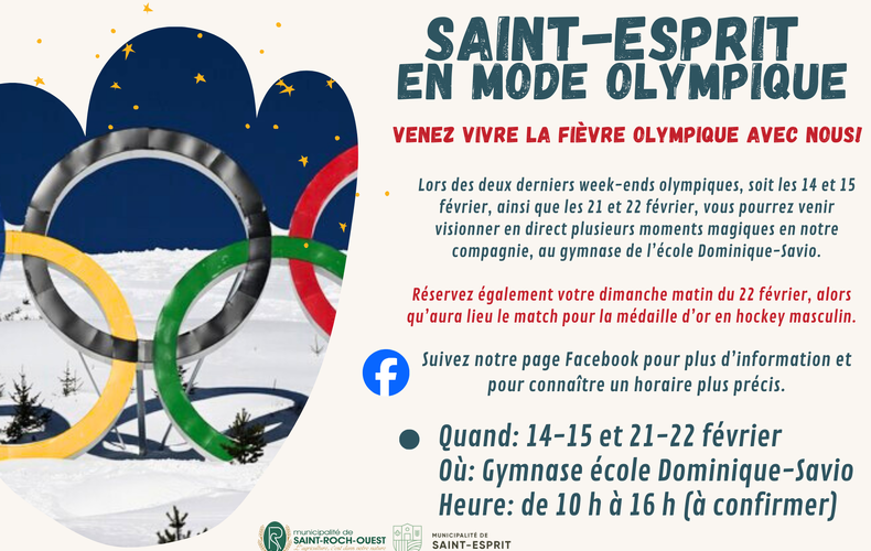 SAINT-ESPRIT EN MODE OLYMPIQUE