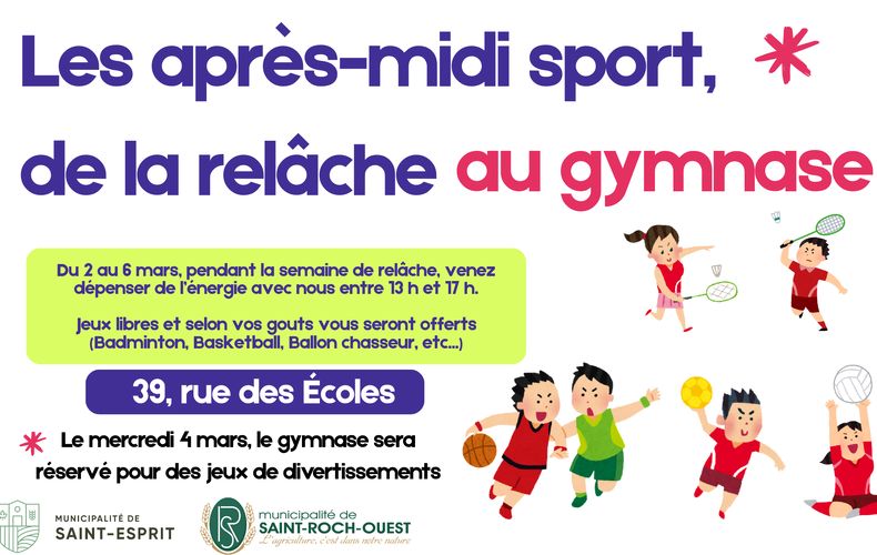 APRÈS-MIDI SPORT, DE LA RELÂCHE